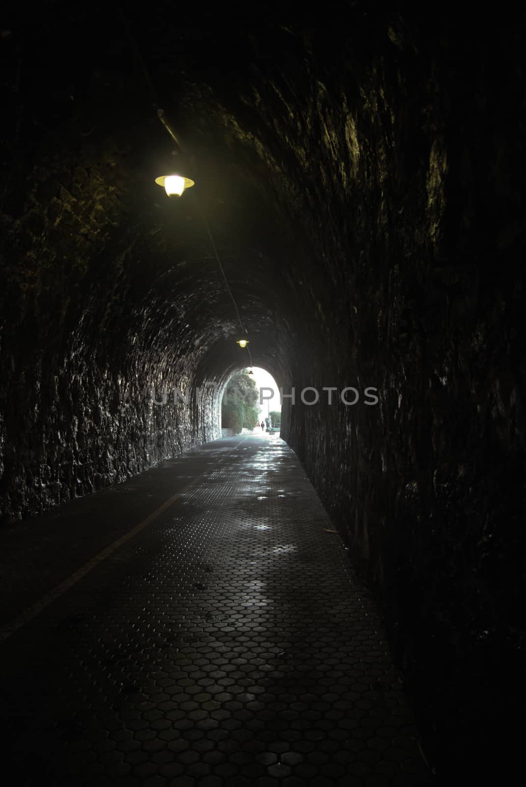 The tunnel between Arenzano and Cogoleto