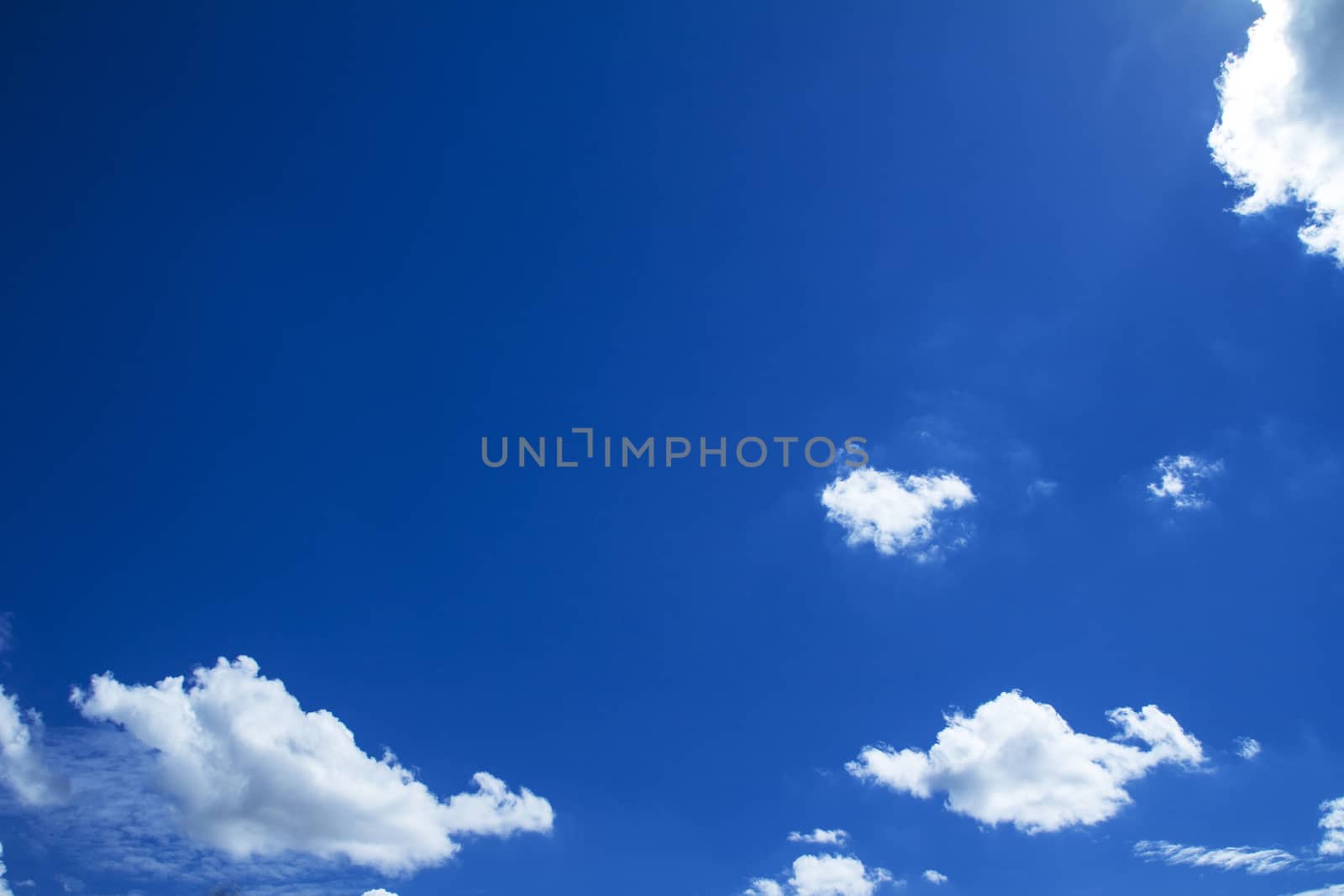 blue sky and clouds in northern chiang rai thailand by ibahoh