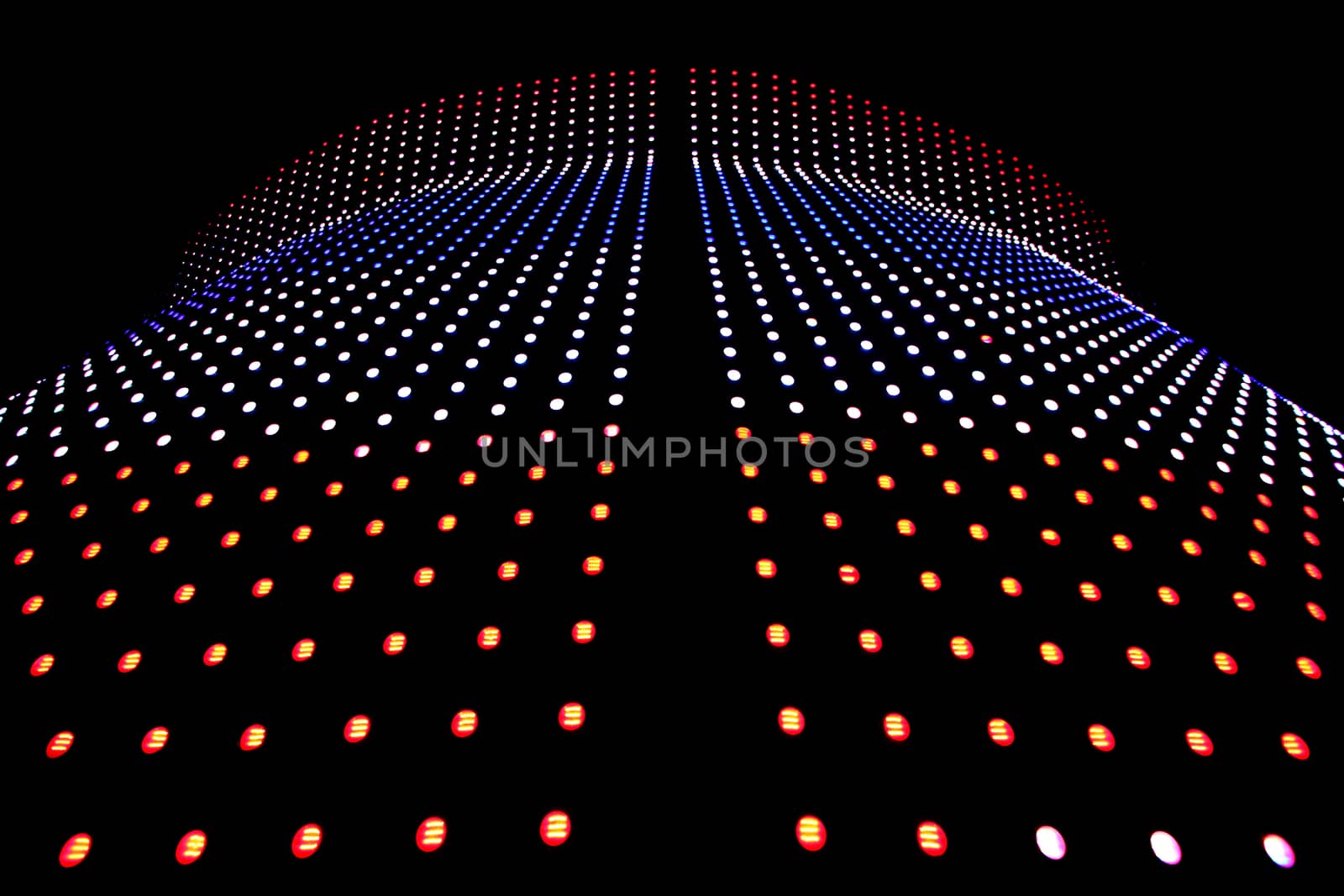 led light on the top of Baiyok Tower II  in Bangkok. It is the tallest building in Bangkok with 328.4 m (1,077 ft).