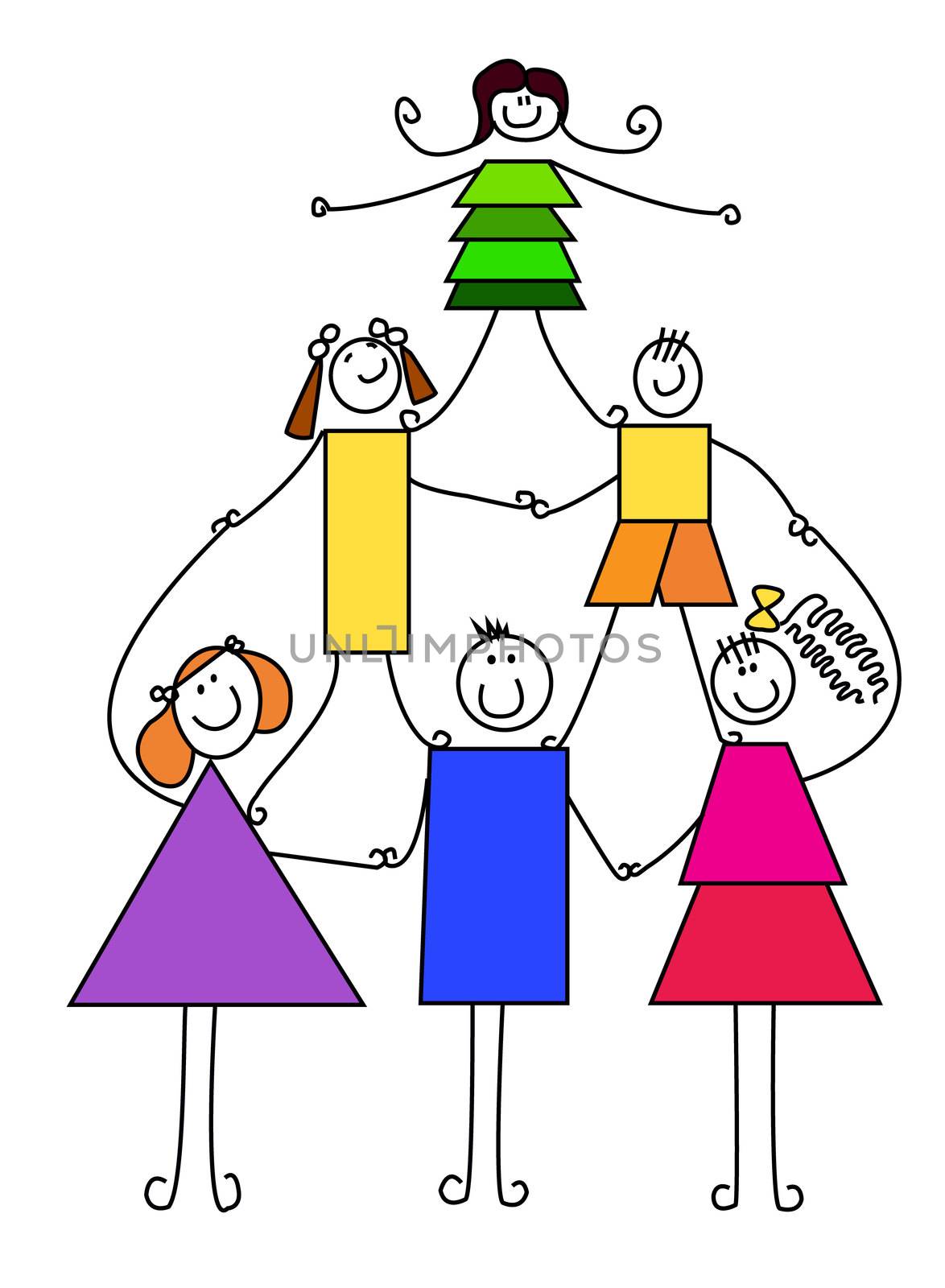 children pyramid