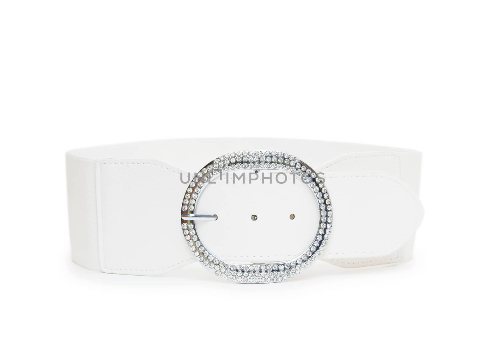 belt white color isolated  by cocoo