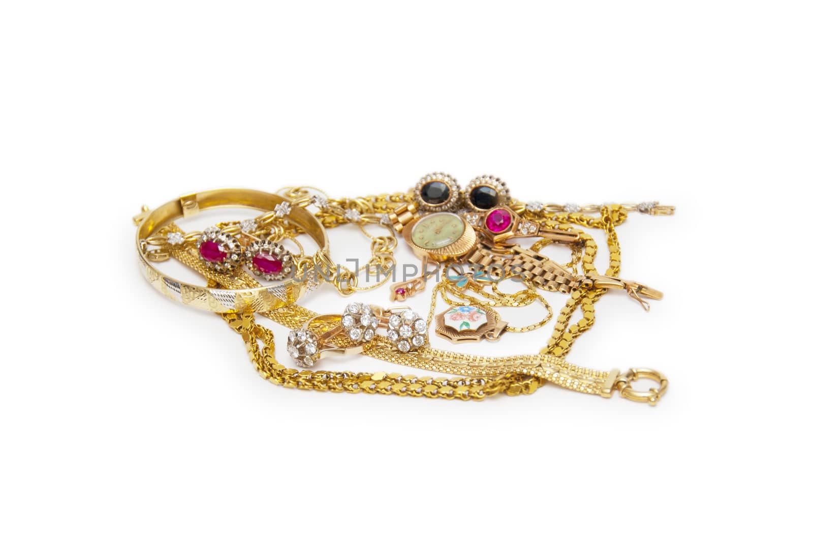 Large collection of gold jewellery