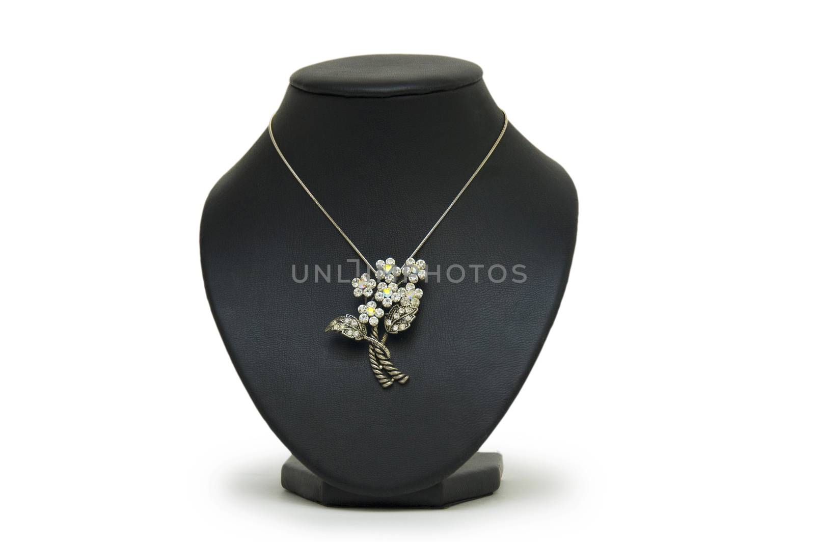 Necklace isolated on the white by cocoo