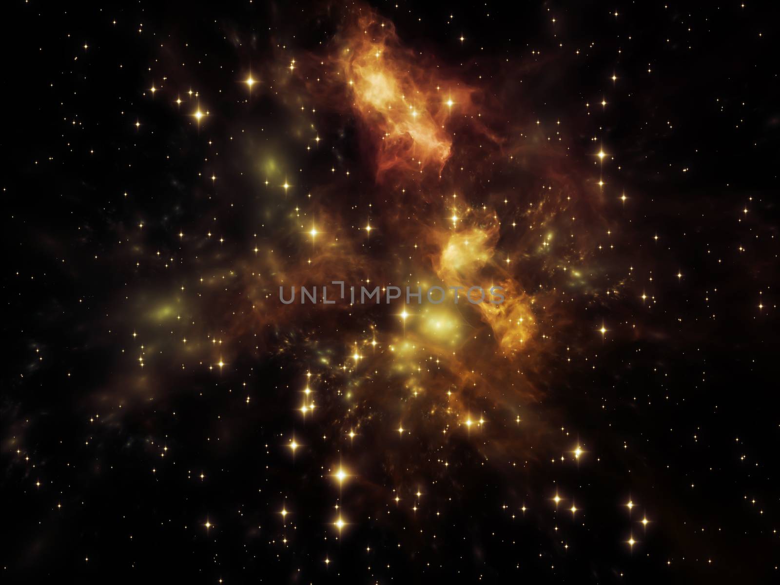 Universe Is Not Enough series. Composition of fractal elements, lights and textures on the subject of fantasy, science, religion and design