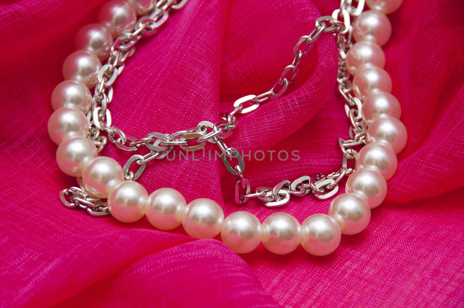 necklace closeup on a white background  by cocoo