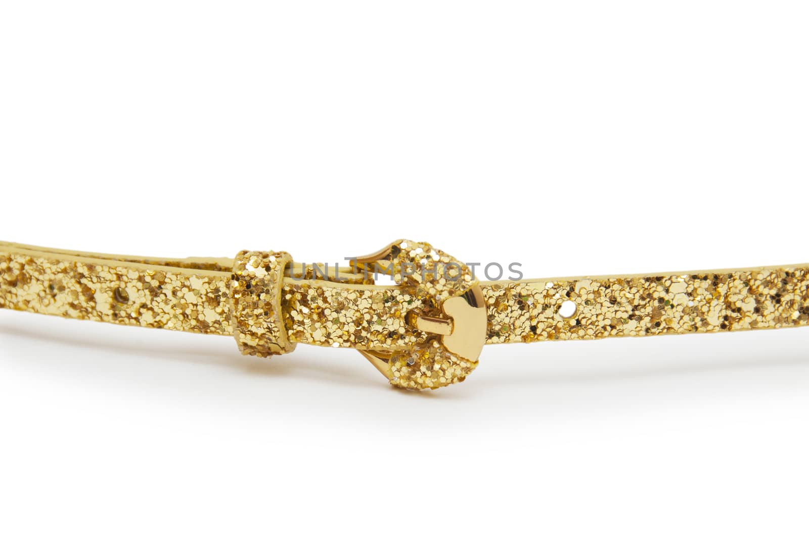 belt gold color isolated  by cocoo