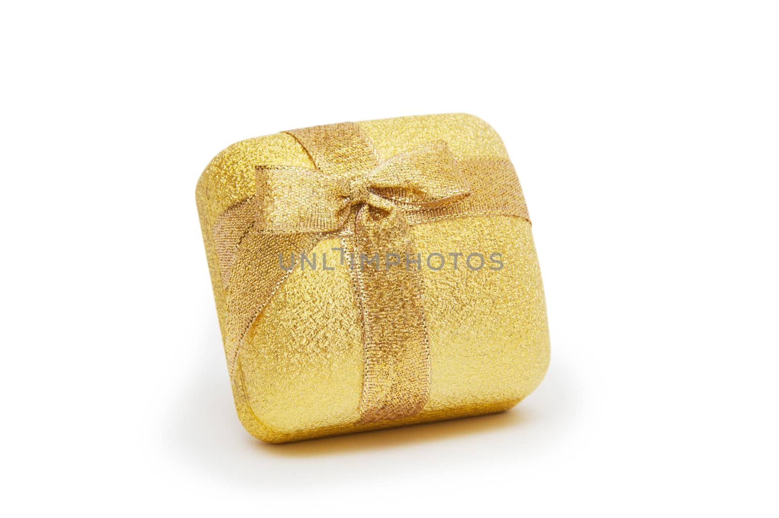 Gift Box Isolated On White Background  by cocoo