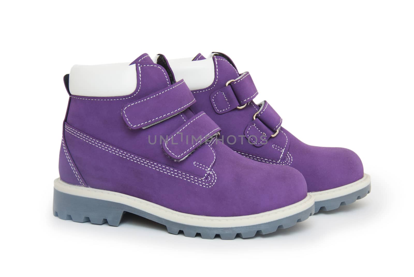 Purple children`s boots  by cocoo