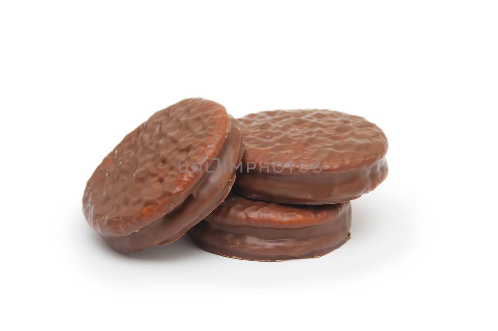 cookies isolated on white background. 