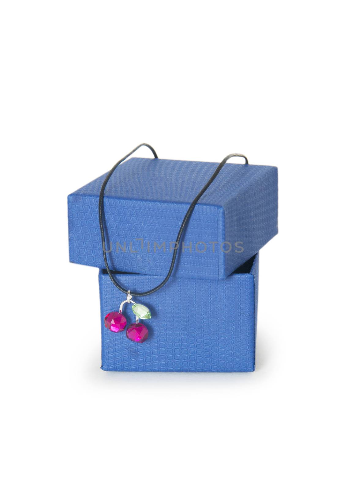 box with jewellery on the white background by cocoo