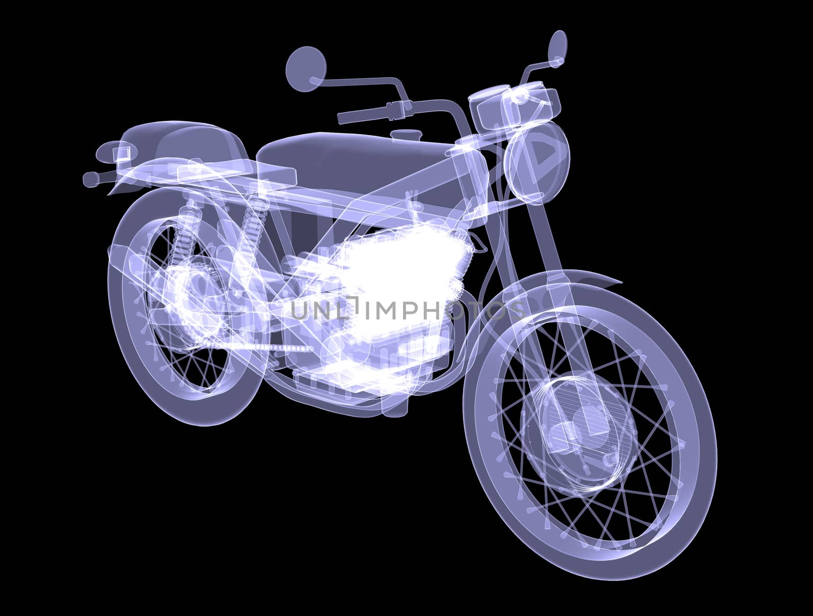 Motorcycle. X-Ray by cherezoff