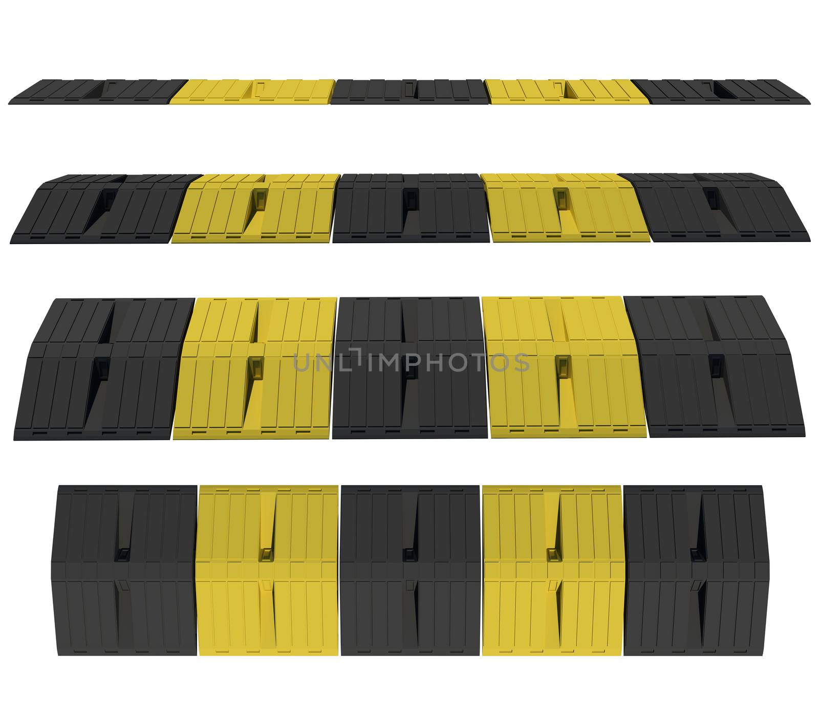 Plastic speed bumps by cherezoff