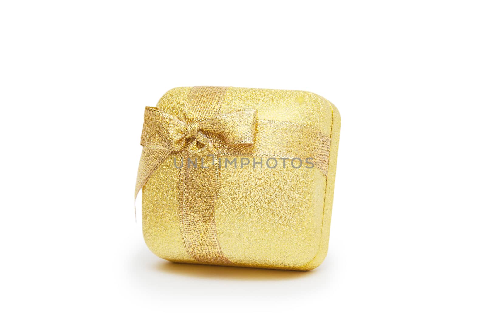 Gift Box Isolated On White Background by cocoo