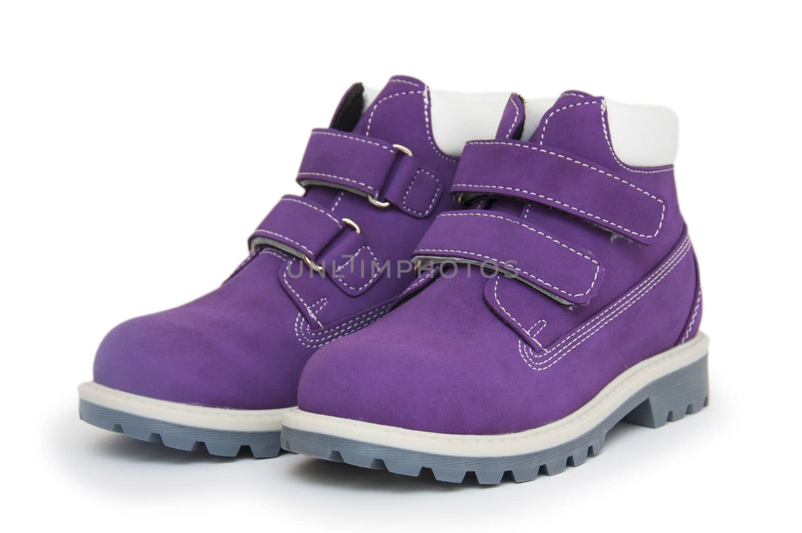 Purple children`s boots 