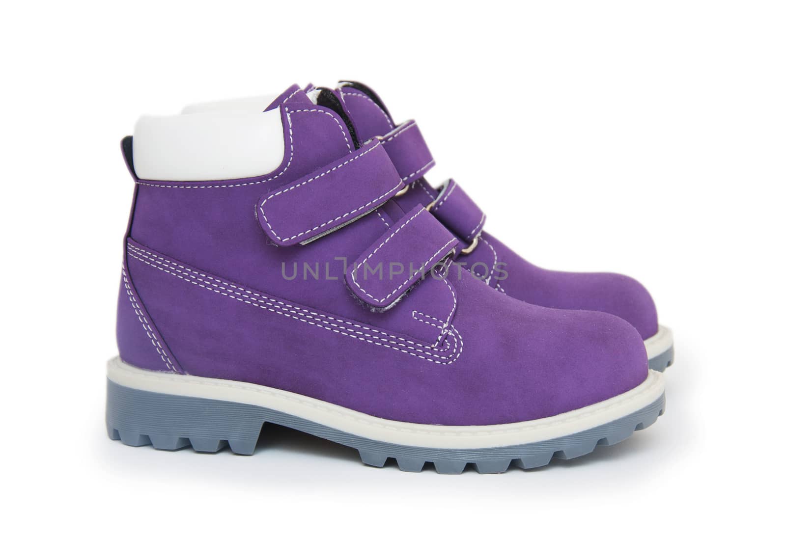 Purple children`s boots  by cocoo