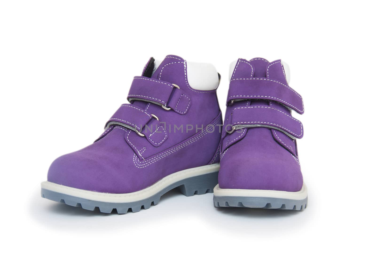 Purple children`s boots 