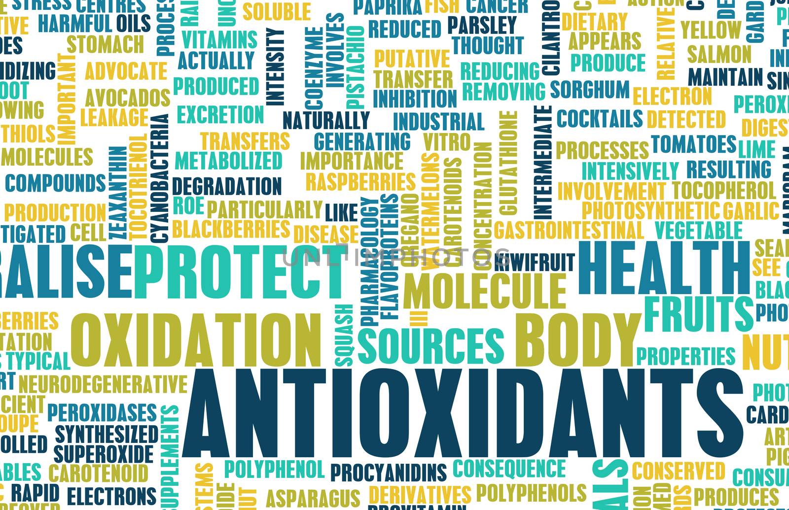 Antioxidants Concept or Anti Oxidants or Antioxidant