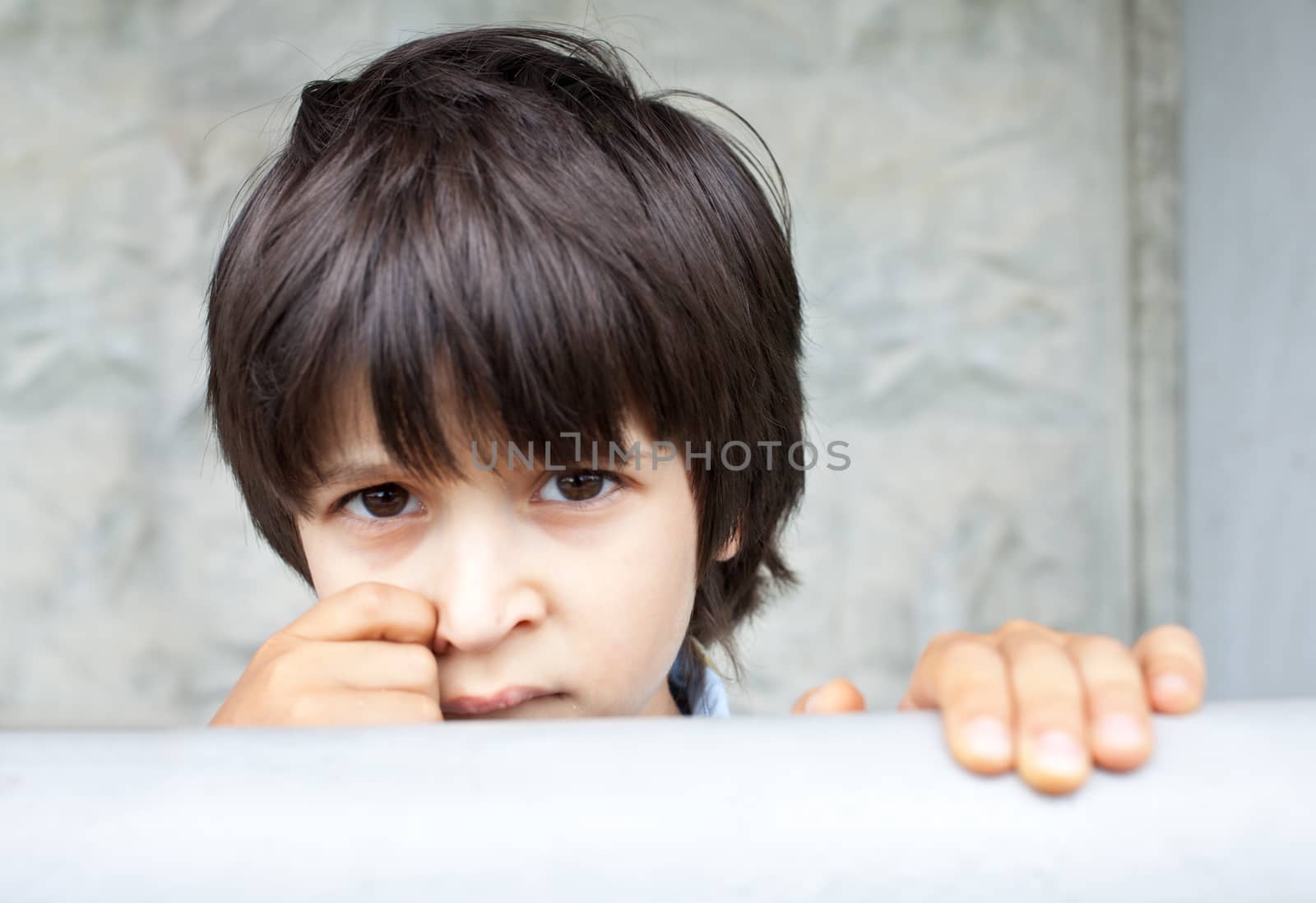 little boy, close-up portrait