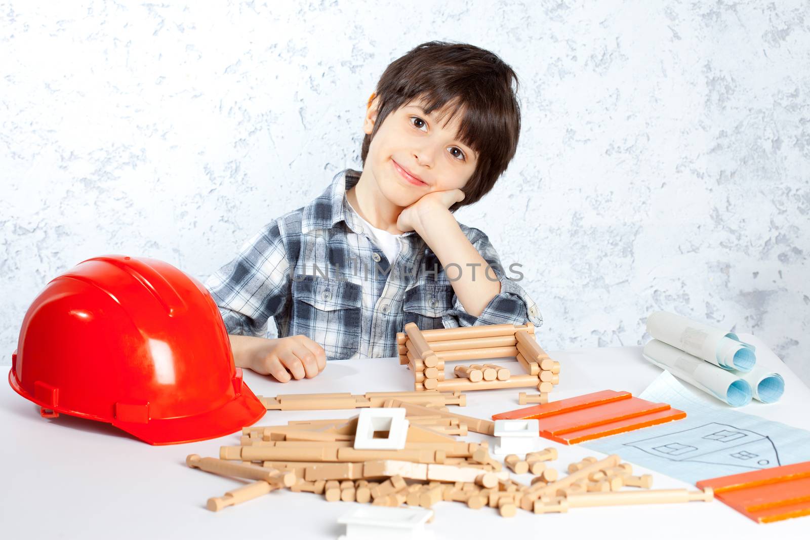 boy plans to build a house by Astroid