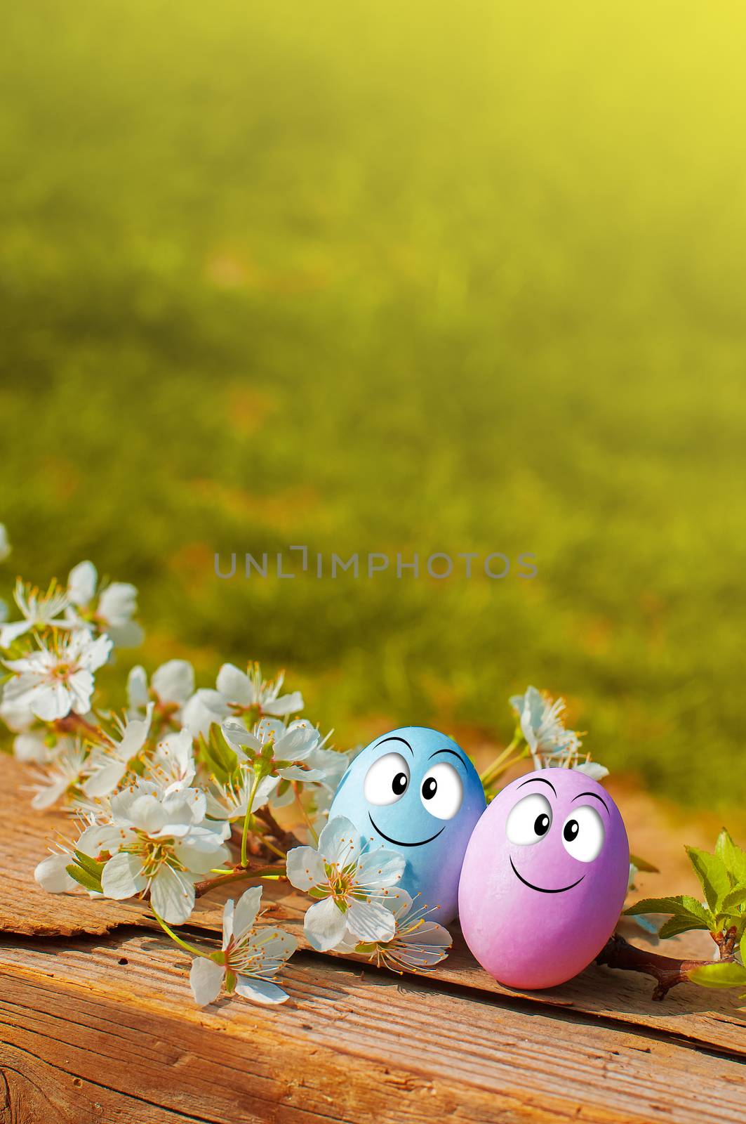 a couple of eggs for Happy Easter by sognolucido