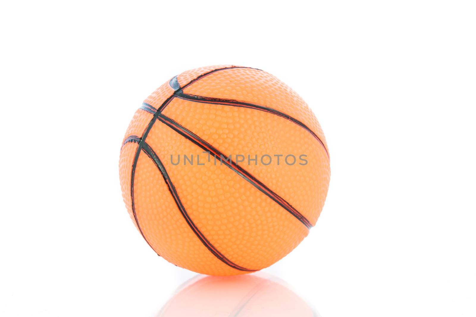 Sport balls, basketball isolated on white background