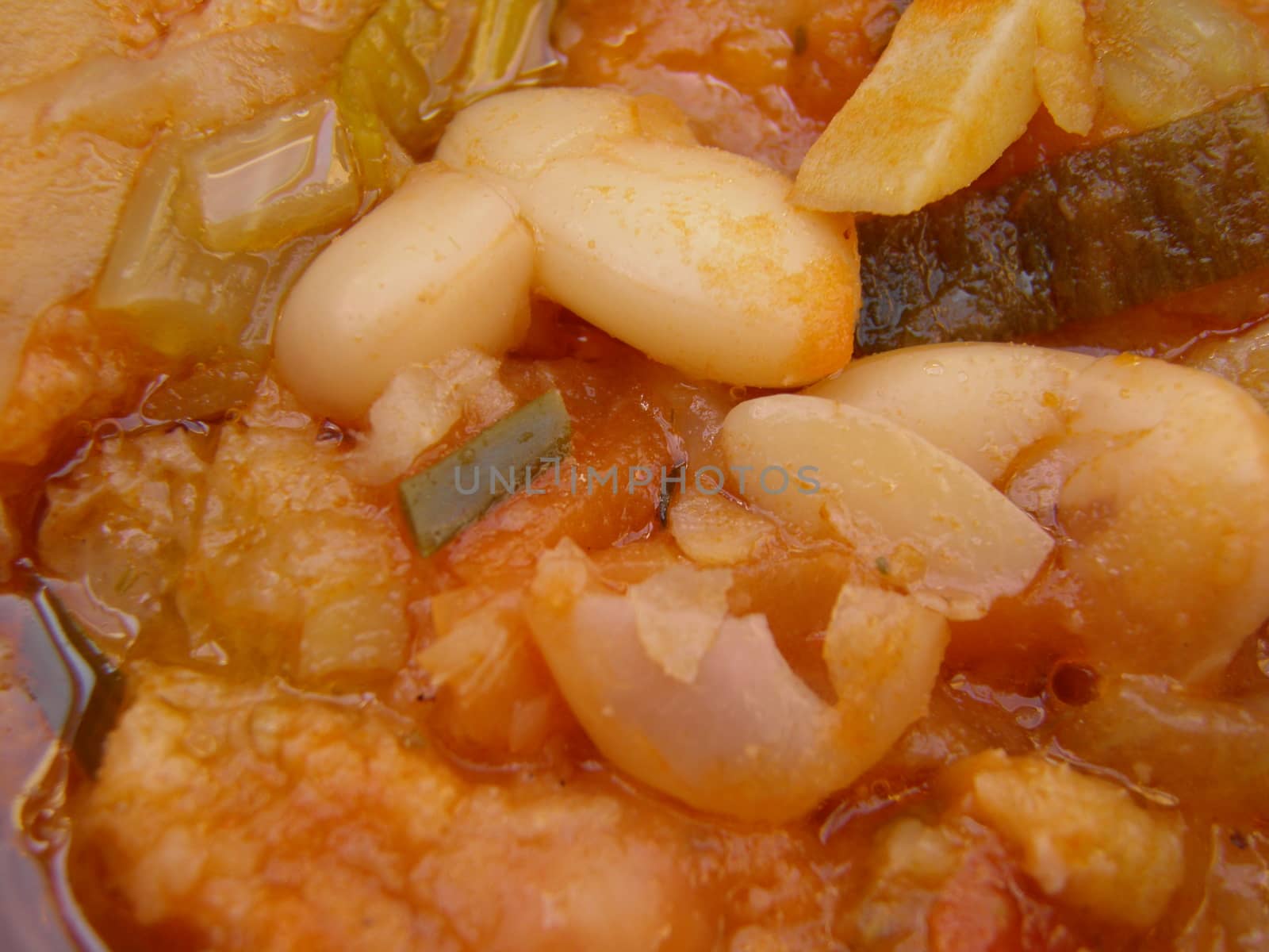Ribollita - traditional cabbage, beans and bread soup from Florence, Tuscany