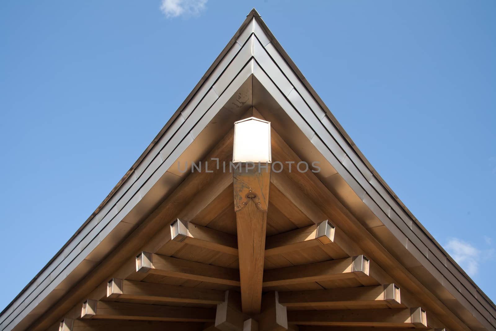 Detail of the very complex Japanese temple roof