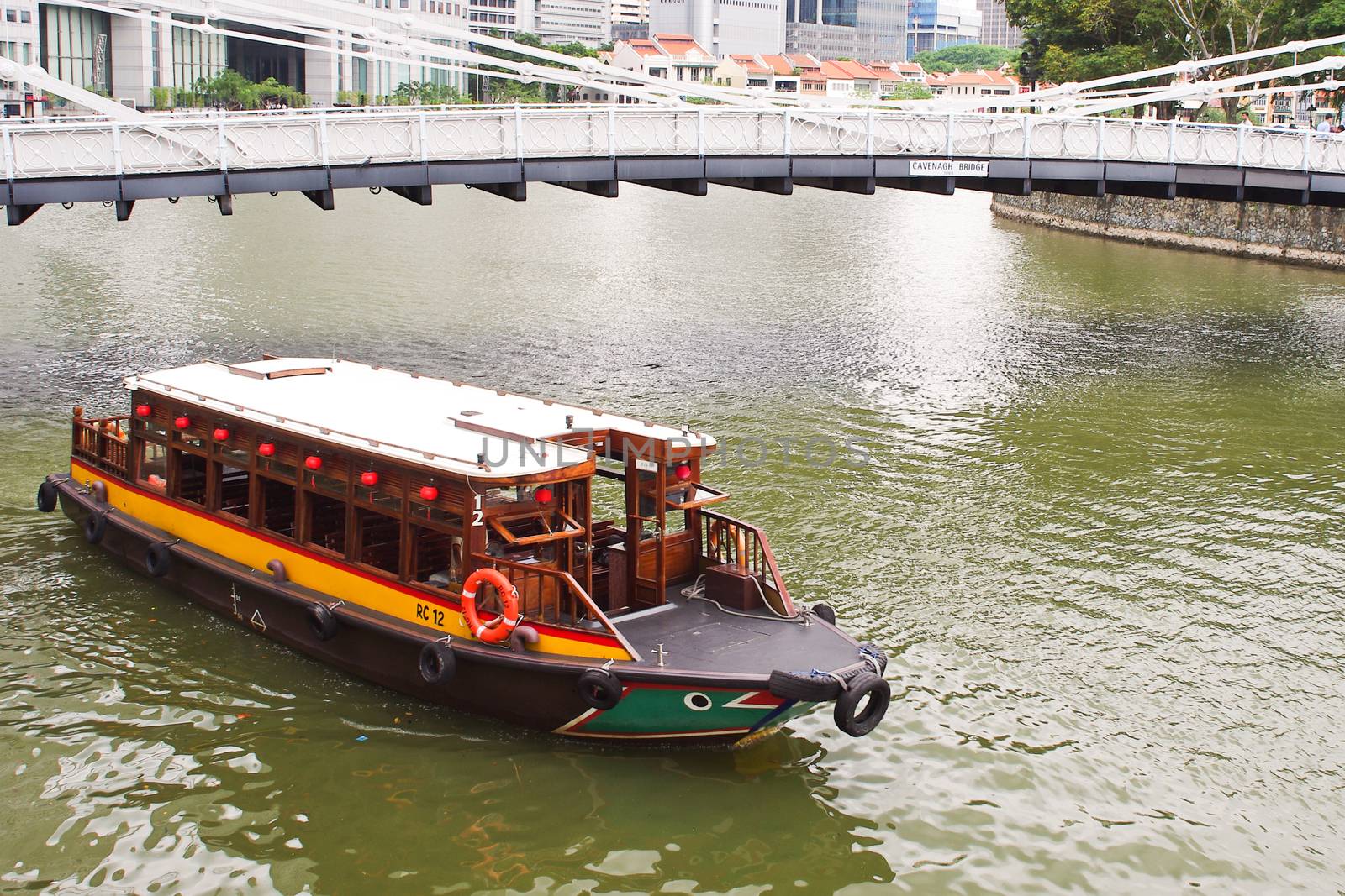Boat on Singapore River