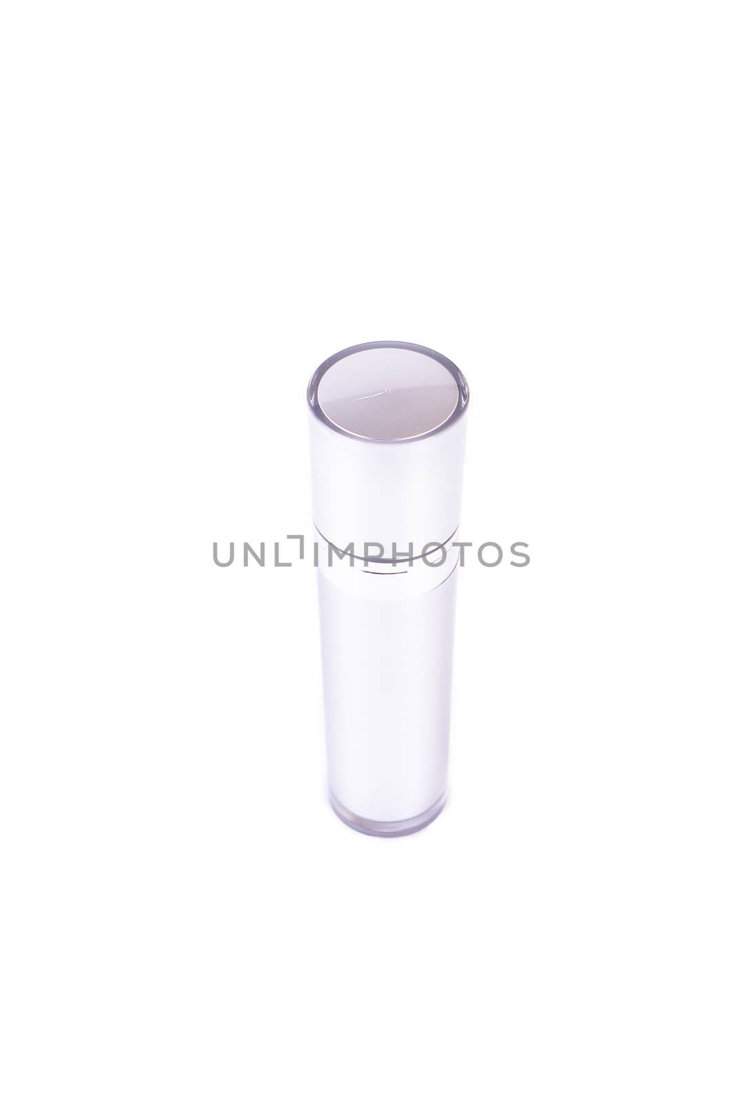 close up of beauty hygiene container on white background