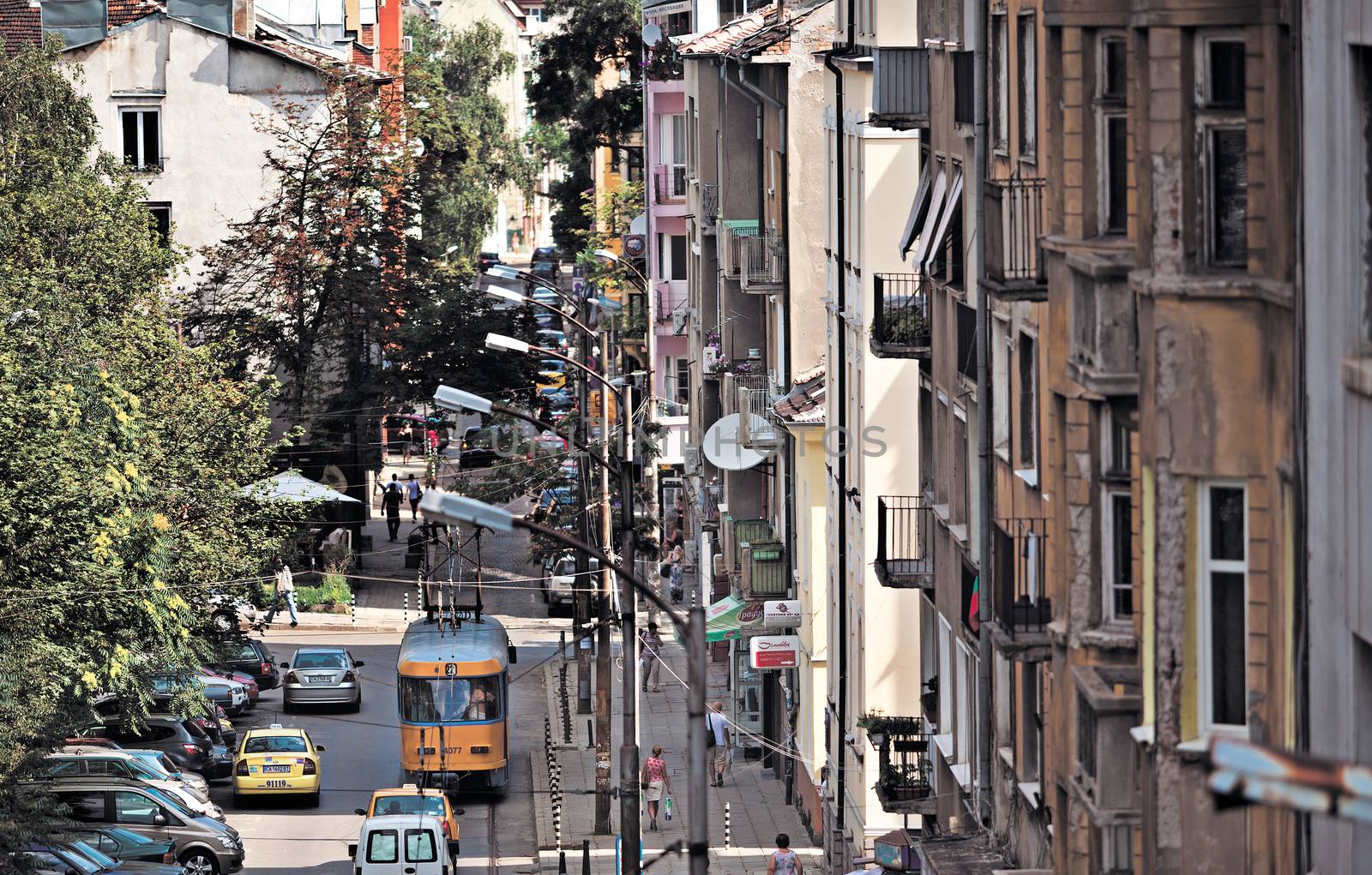 Sofia Bulgaria general street view by vilevi