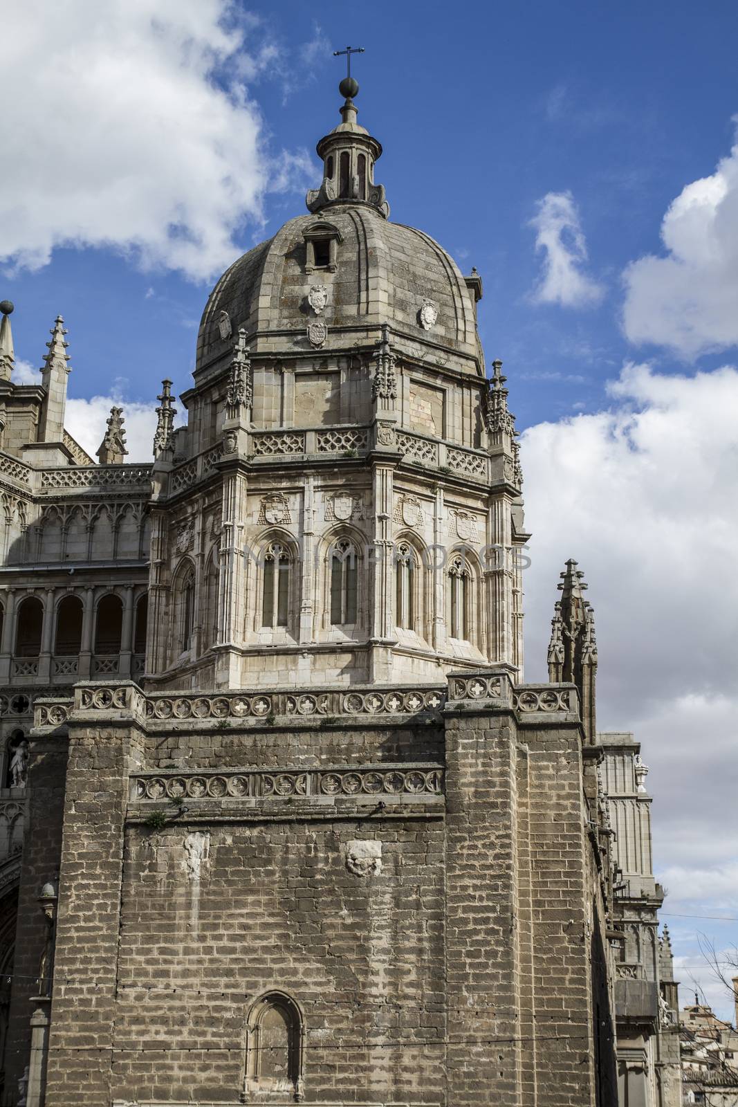 Toledo Cathedral facade, spanish church by FernandoCortes