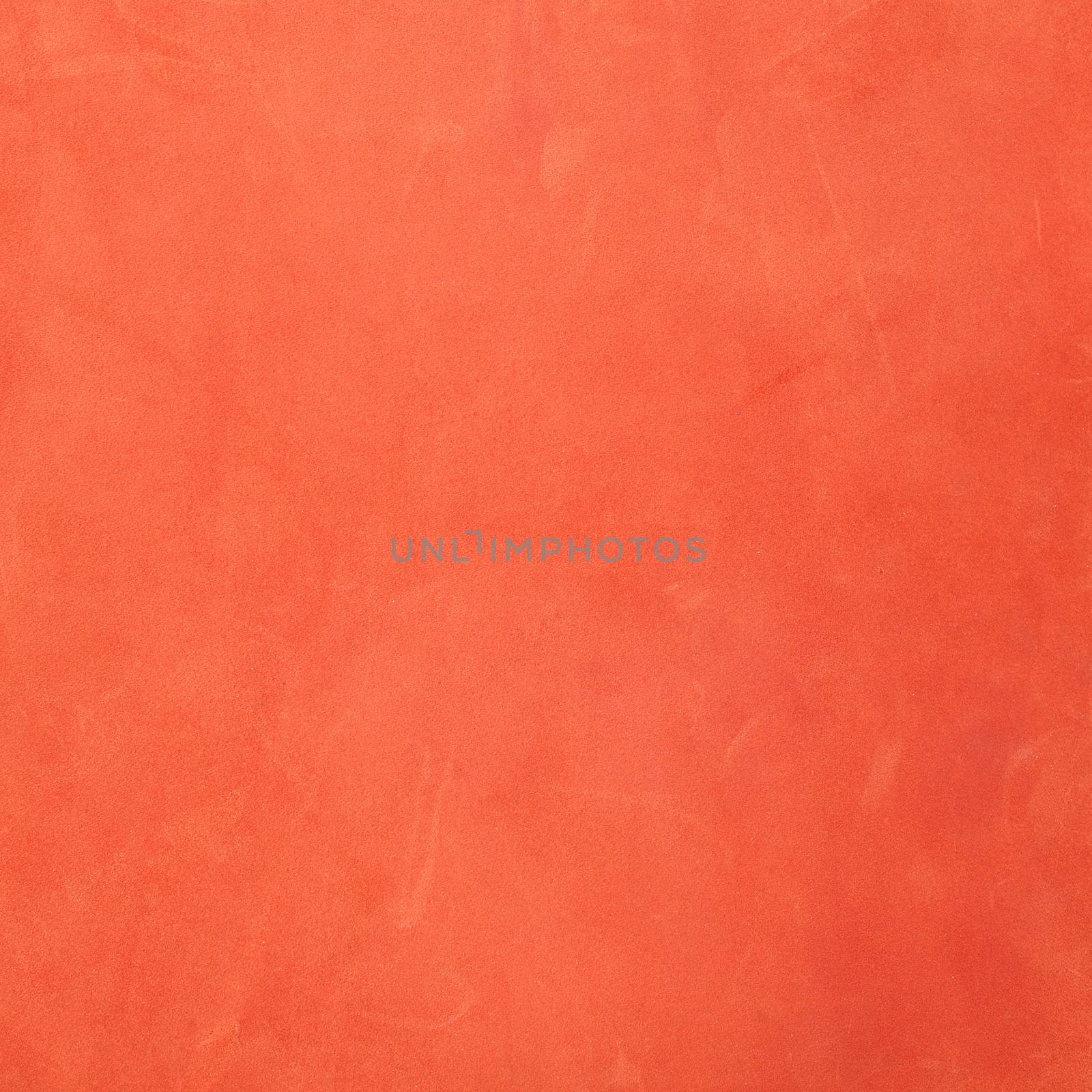 Vivid orange leather background