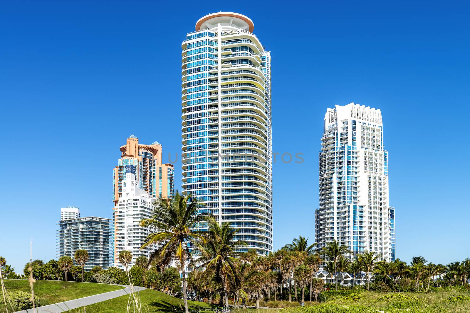 South beach Miami, modern building, Florida