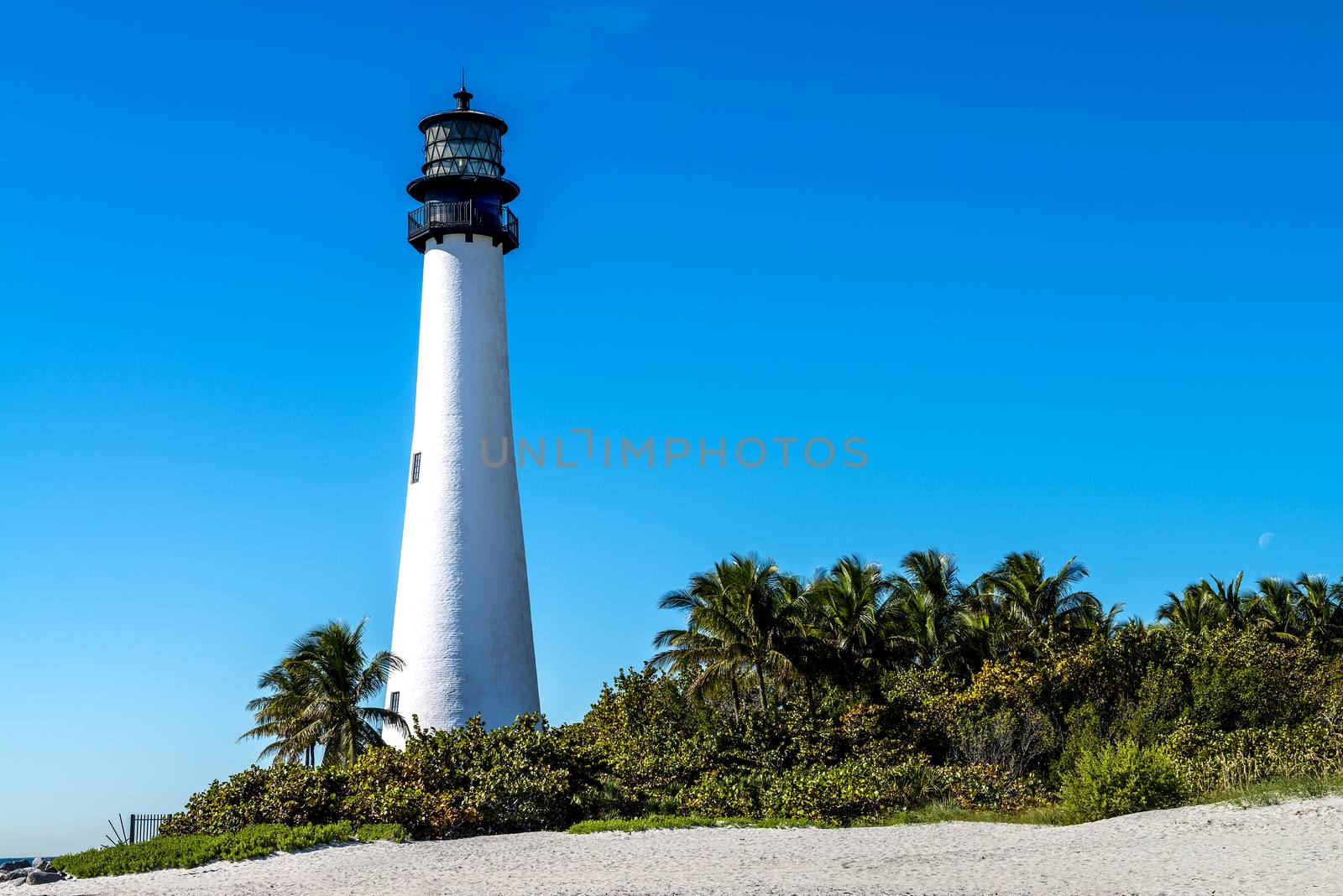 Cape Florida Lighthouse, Key Biscayne, Miami, Florida, USA 