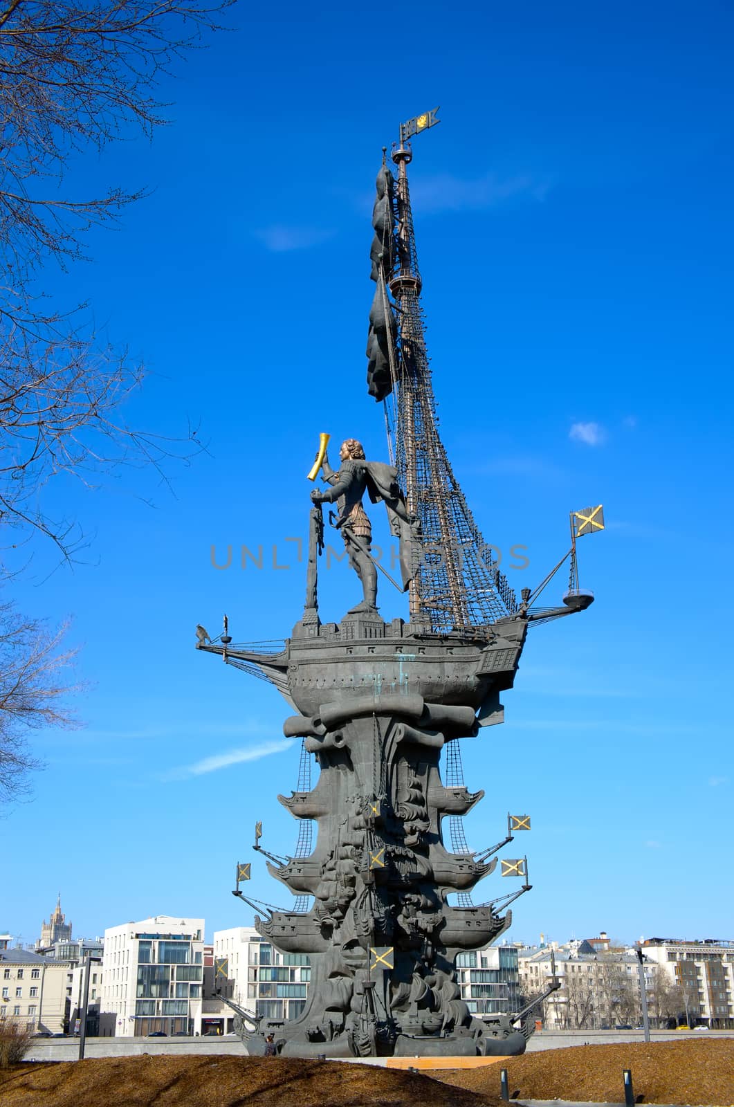 Monument to Peter the Great, Moscow, Russia