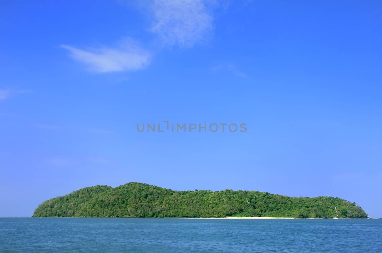 Island in Marble Geoforest Park, Langkawi, Malaysia