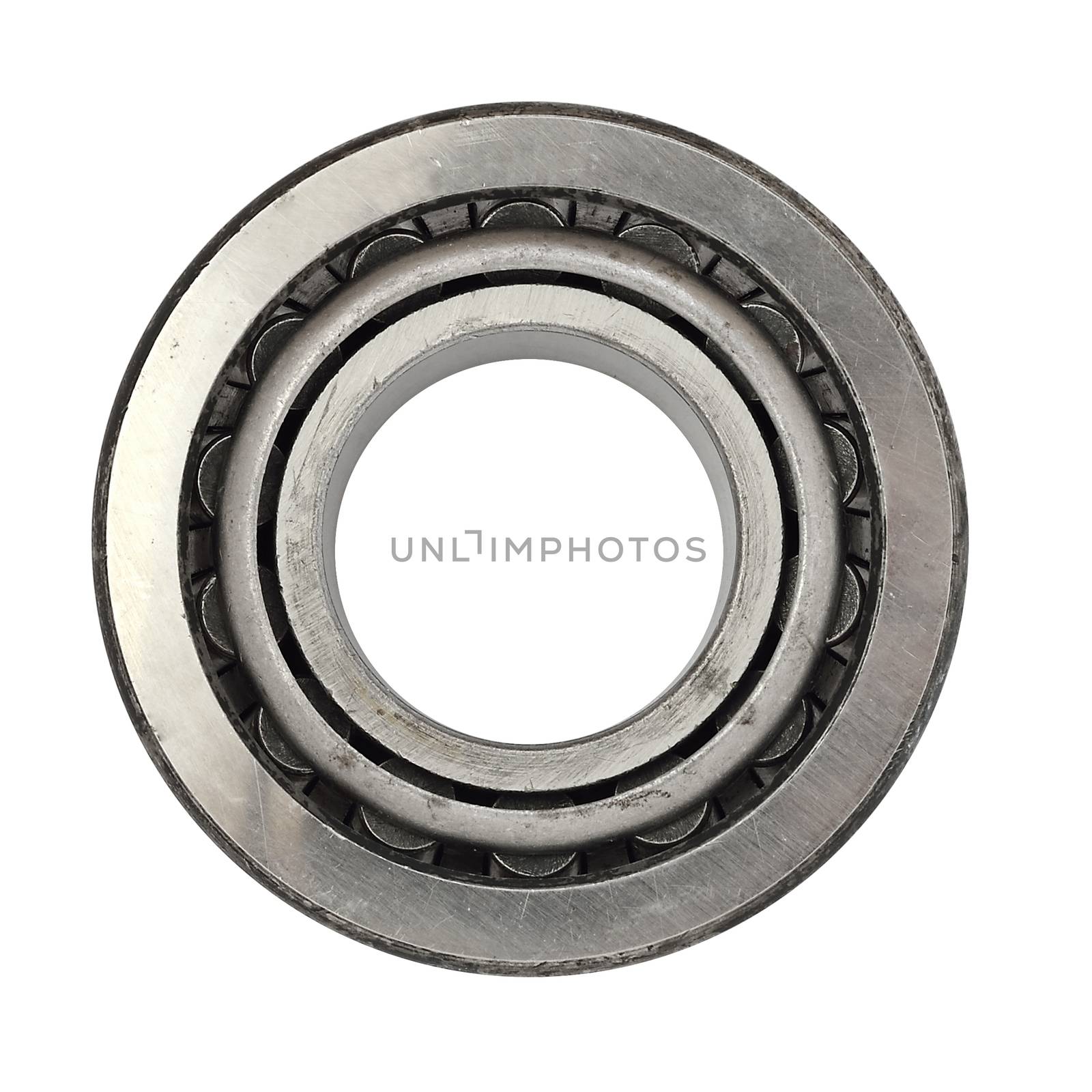 Roller bearing. Isolated on the white background