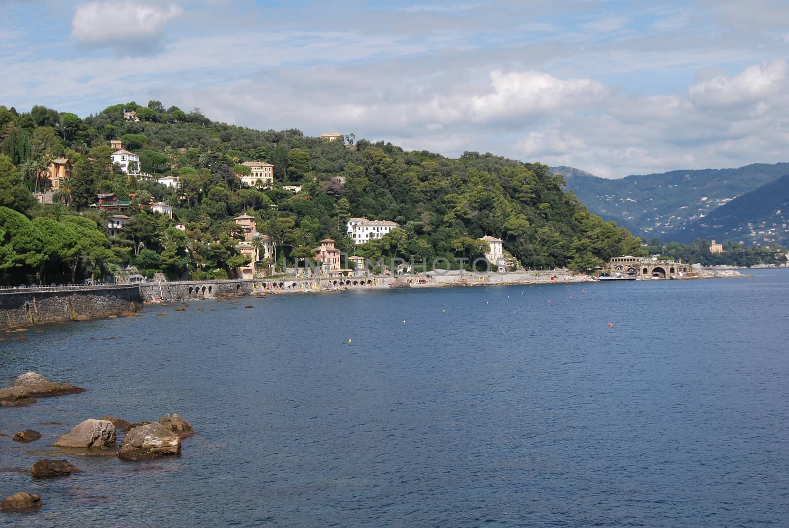 on the way to Portofino, Liguria, Italy