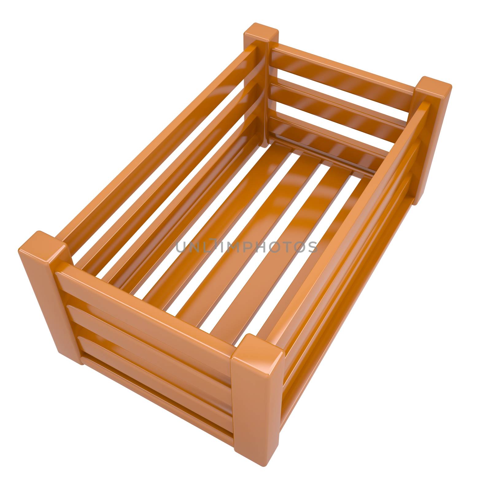 Wooden box for fruits and vegetables by cherezoff