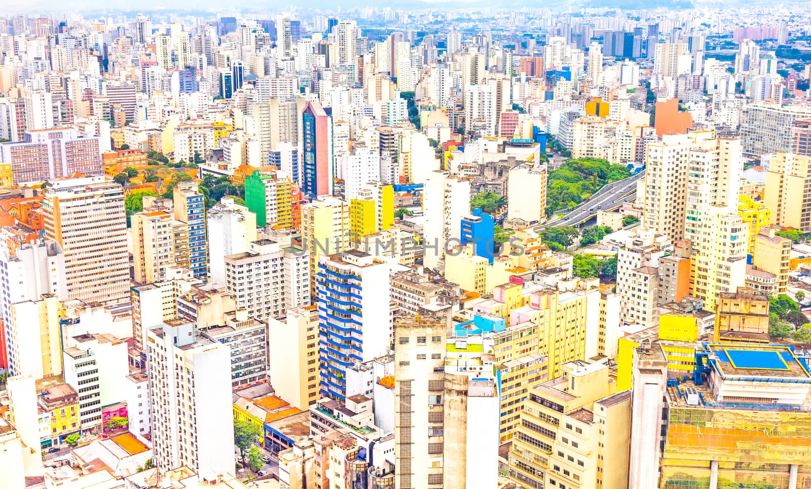 View of buildings in Sao Paulo, Brazil