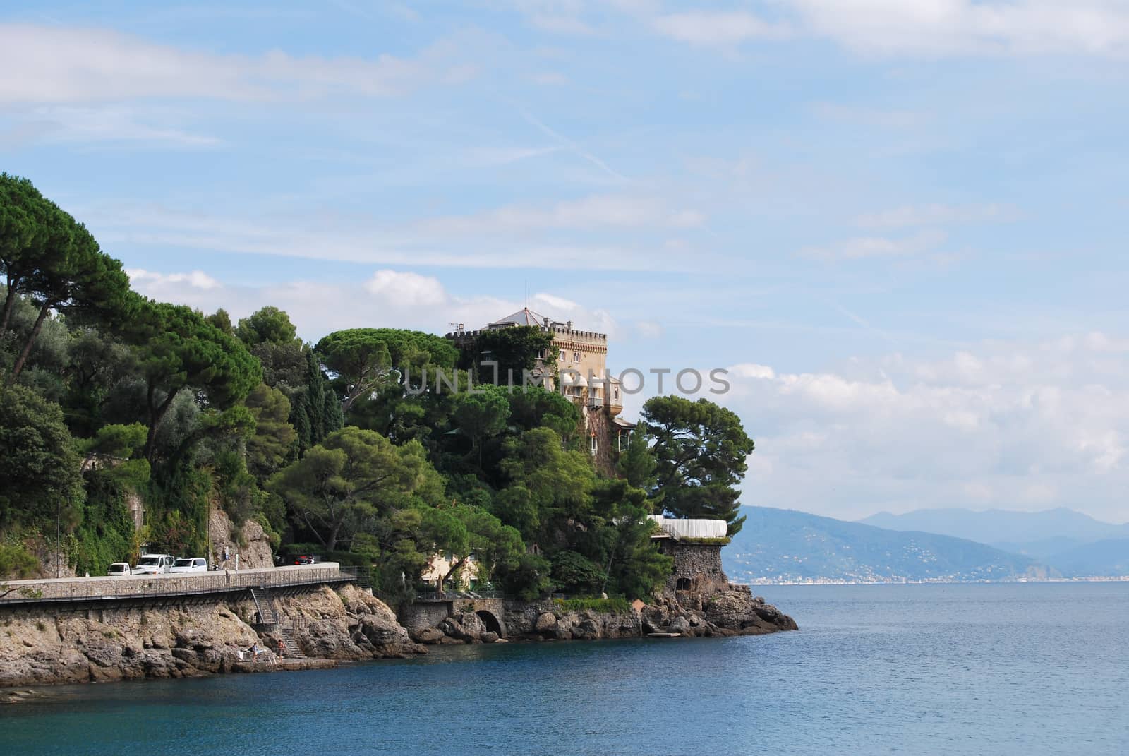 on the way to Portofino, Liguria, Italy