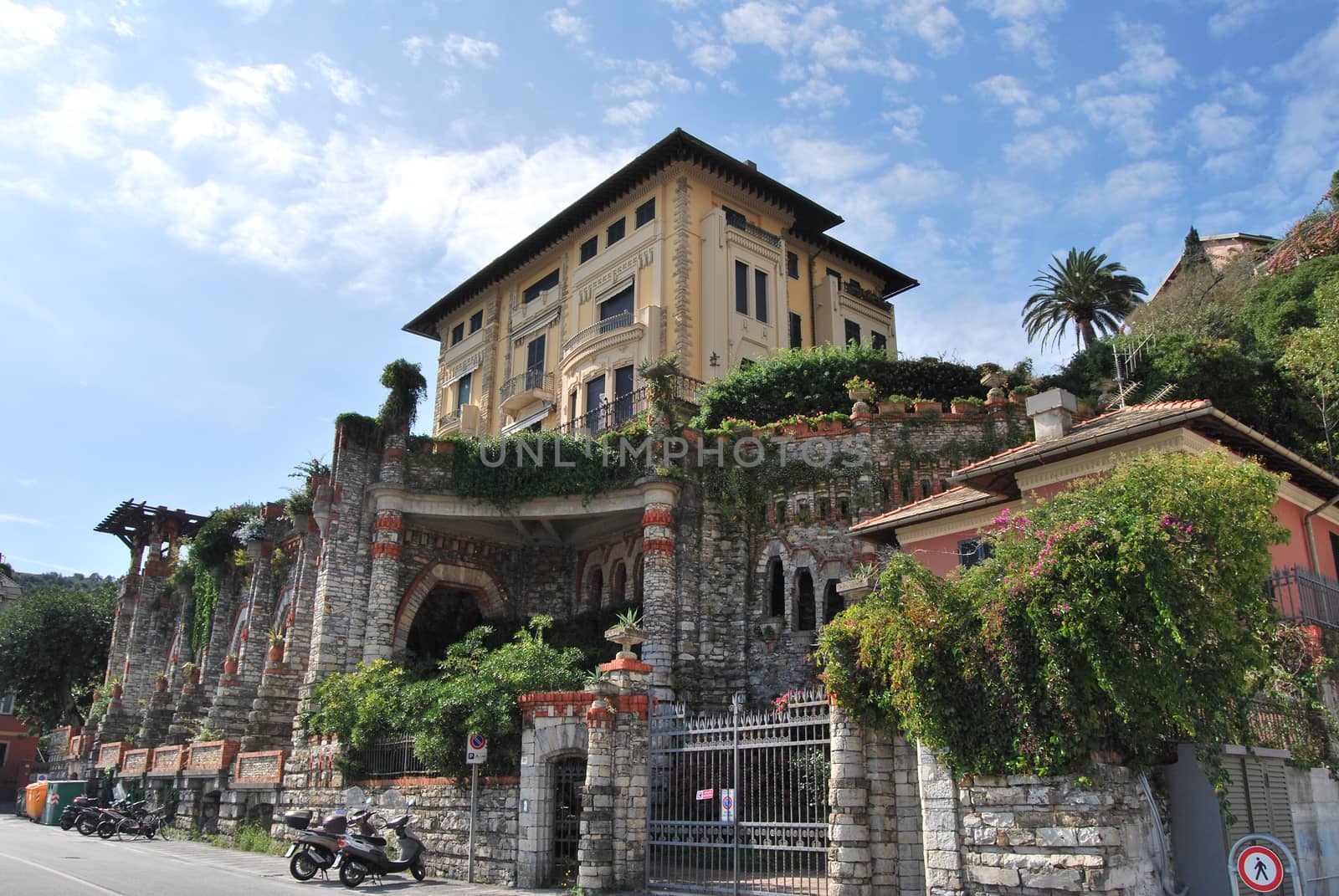 on the way to Portofino, Liguria, Italy