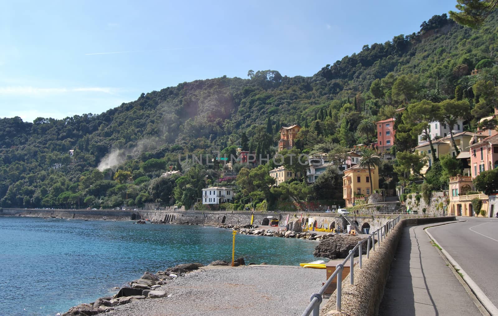 on the way to Portofino, Liguria, Italy