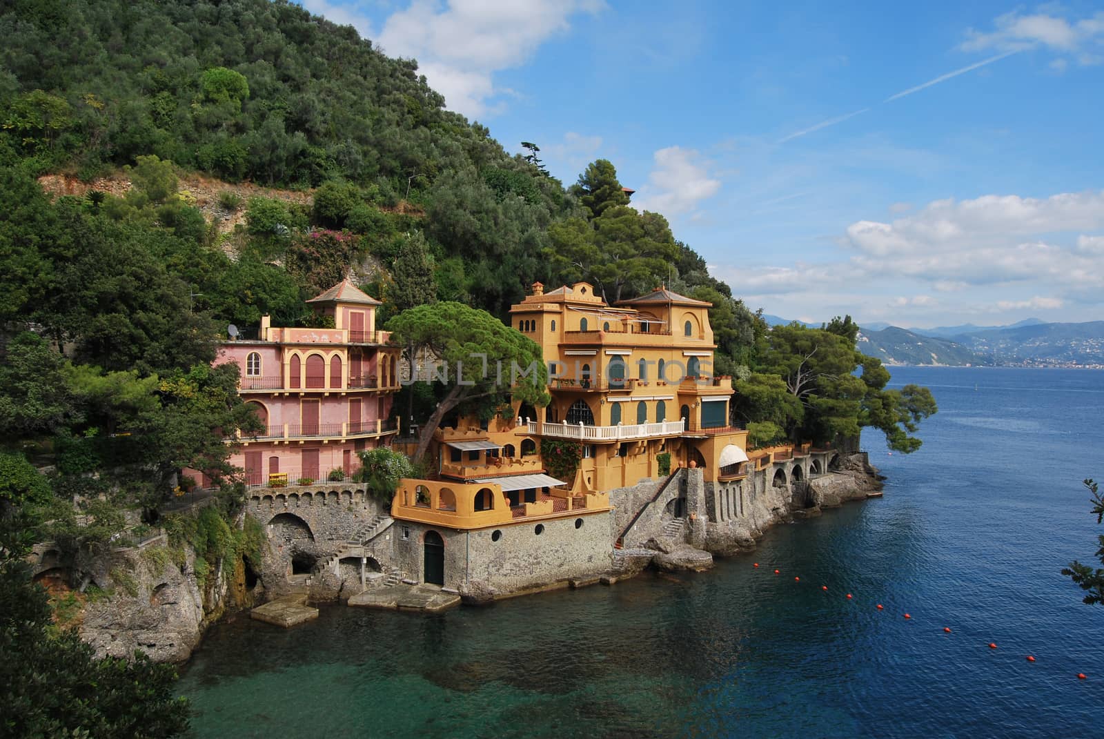 on the way to Portofino, Liguria, Italy