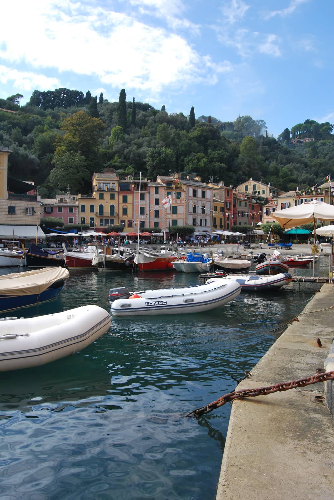 on the way to Portofino, Liguria, Italy