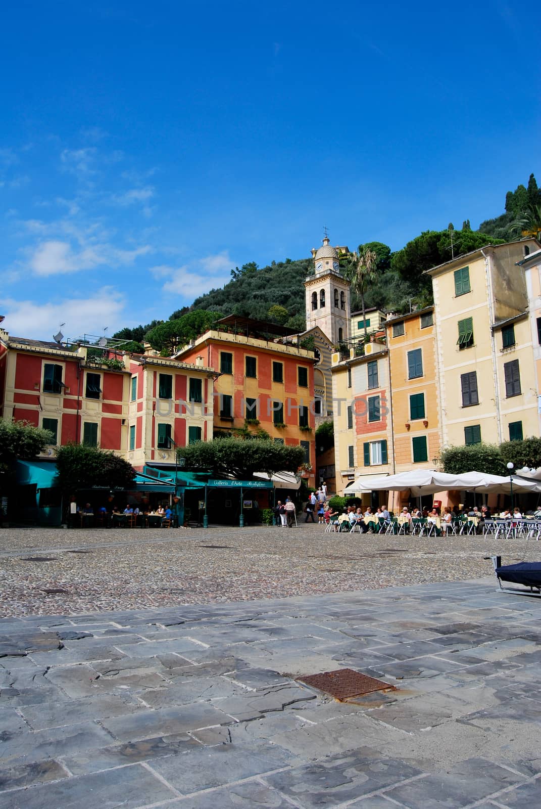 on the way to Portofino, Liguria, Italy