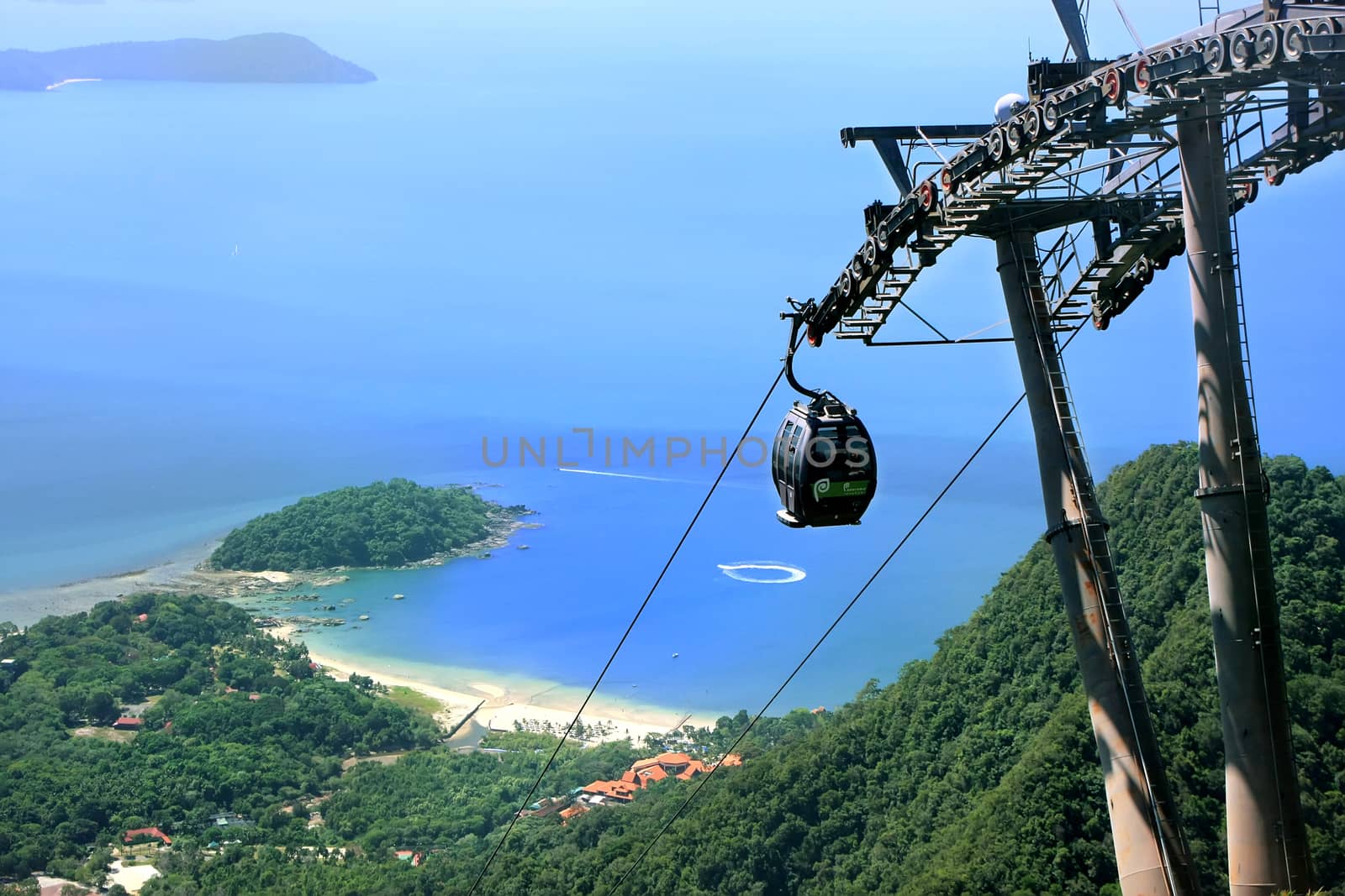 Sky Bridge cable car, Langkawi island, Malaysia by donya_nedomam
