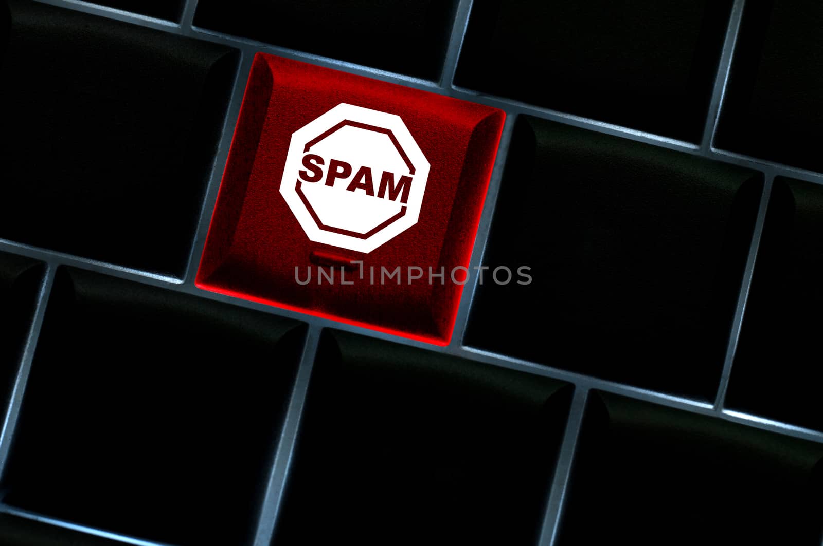 Spam hack concept  by daoleduc