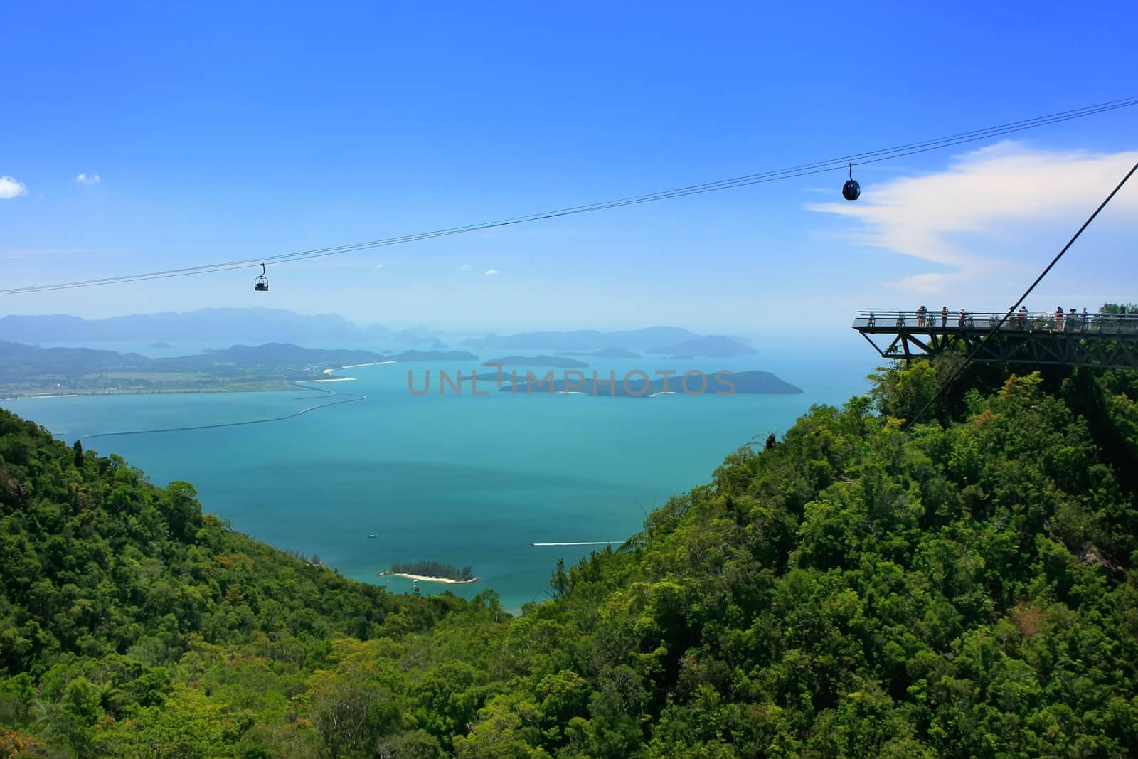 Sky Bridge cable car, Langkawi island, Malaysia by donya_nedomam