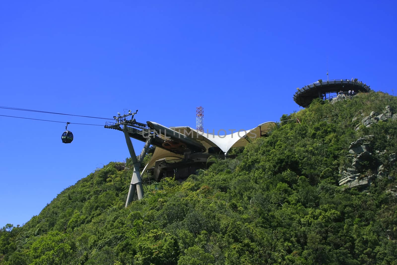 Sky Bridge cable car, Langkawi island, Malaysia by donya_nedomam